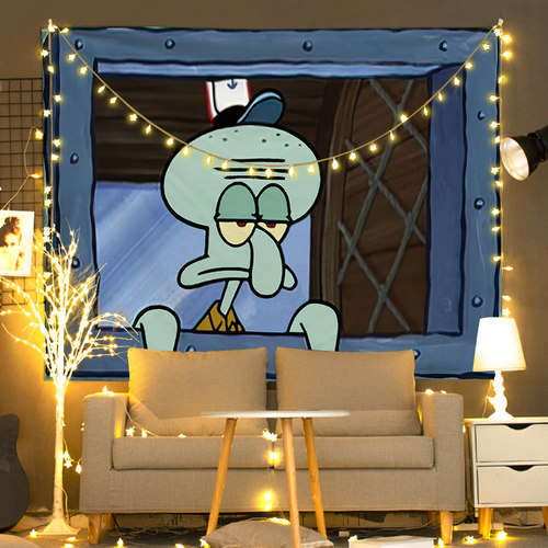 海绵宝宝挂布装饰背景布