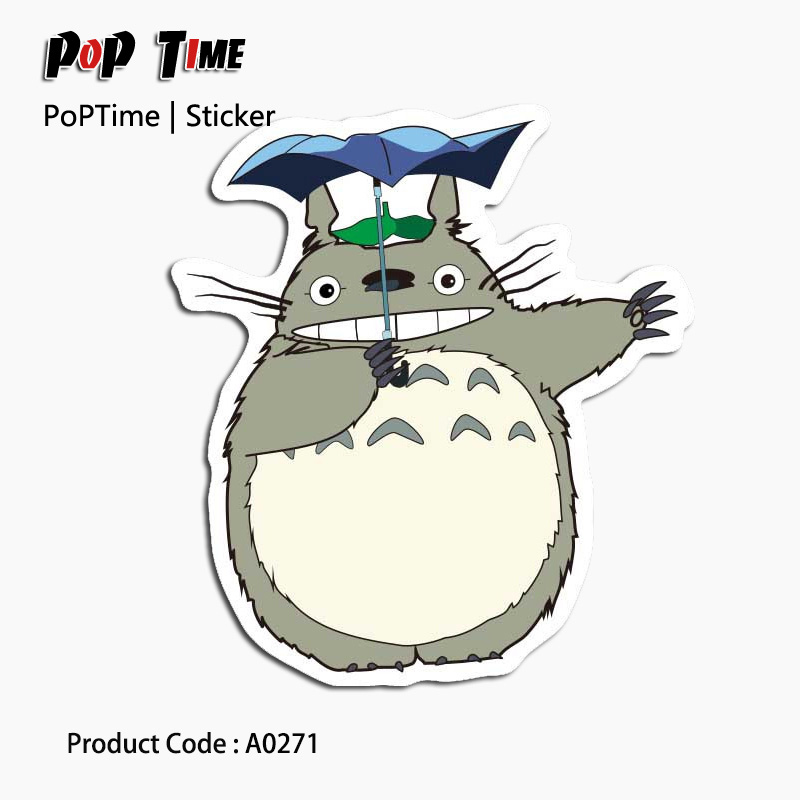 可爱龙猫卡通拉杆箱行李箱贴纸潮牌吉他滑板车笔记本手机贴防水pn