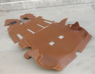 江淮瑞风m3全车脚垫商务面包车七座PLUS全包围前排皮革专用脚垫