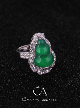 女生S925纯银皇家高级奢华戒指