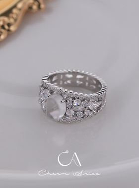 女S925纯银新中式轻奢高级戒指