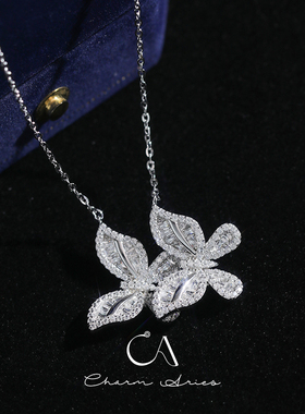 S925银女生高级气质项链