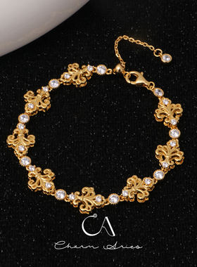 女S925纯银复古轻奢高级手链