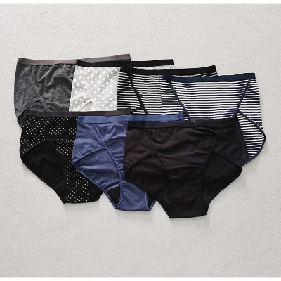 日单内裤 三角安全裤大码女胖MM生理期日用夜用 经期用仿渗透K134