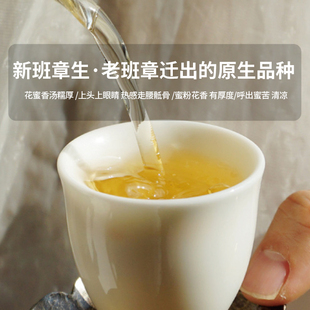 饼 买7赠一 新班章 云南2017年古树普洱生茶 357g