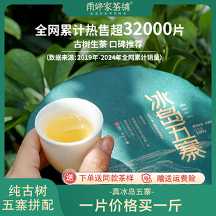 冰岛五寨生茶】云南临沧2023年普洱古树春茶叶雨婷家茶铺 500g/提
