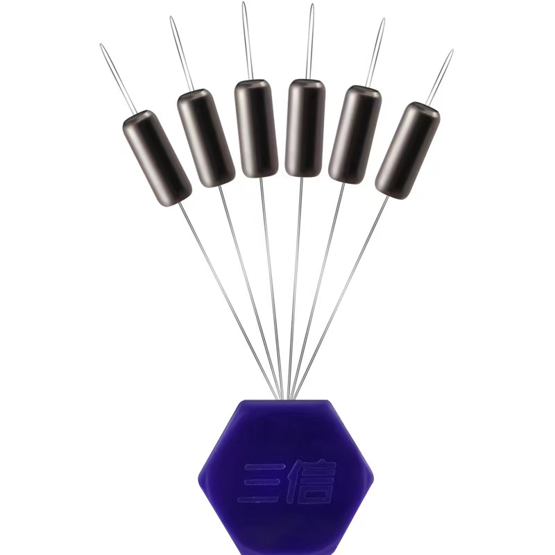 自锁紧合金七星漂配重铅坠