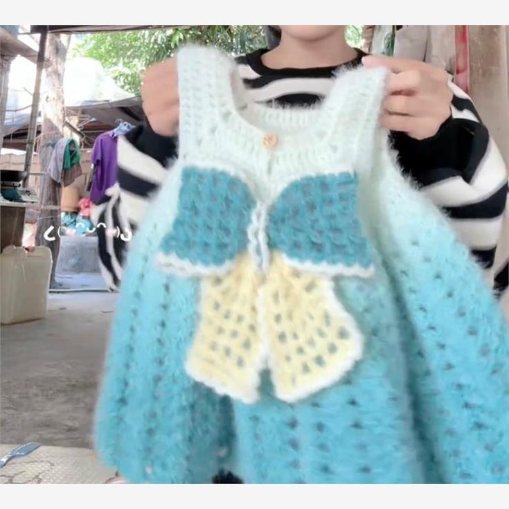 长绒渐变钩织婴幼儿女童