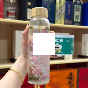 感温变色冷泡杯夏季大容量高硼硅玻璃冷萃杯咖啡果茶便携随手杯