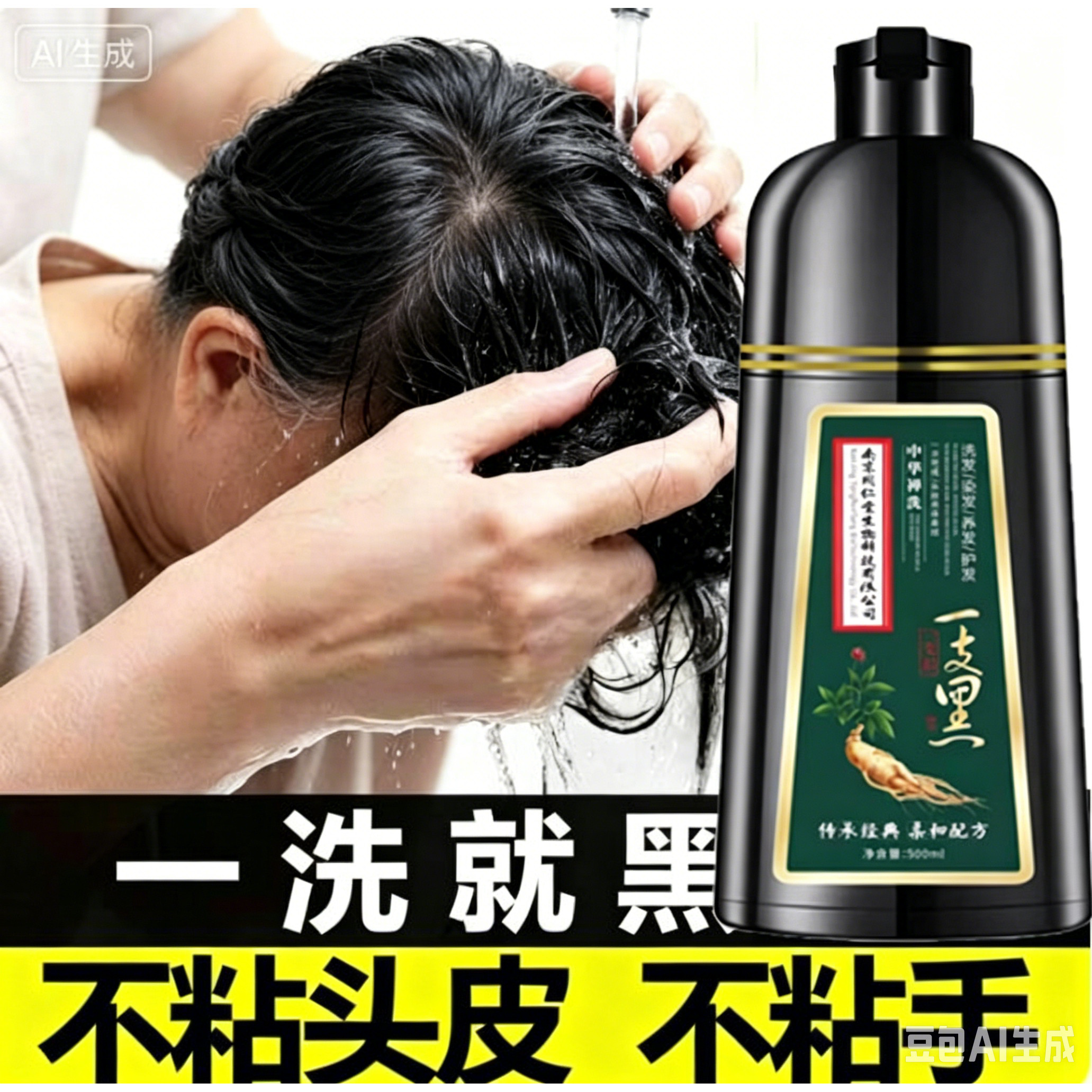 南京同仁堂植物无刺激泡泡染发