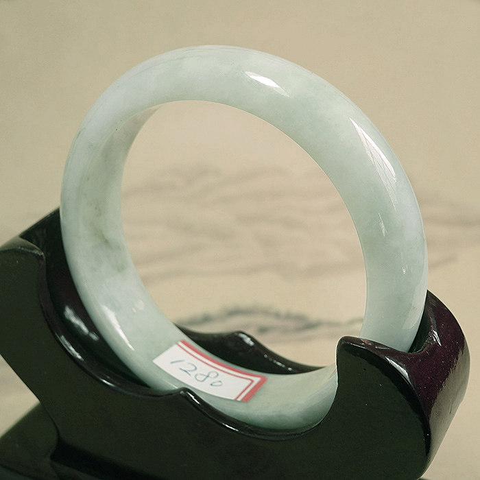 缅甸产 正品翡翠玉手镯 豆种玉镯子特价热卖 1280