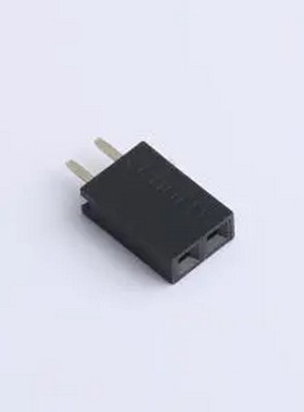 DS1023-1x2SF11 黑色 1x2P 间距:2.54mm 直插 插件,P=2.54mm 排母