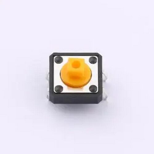 HX B3F-4055-Y 12*12*7.3mm 直插 轻触开关 插件-4P,11.8x11.8mm