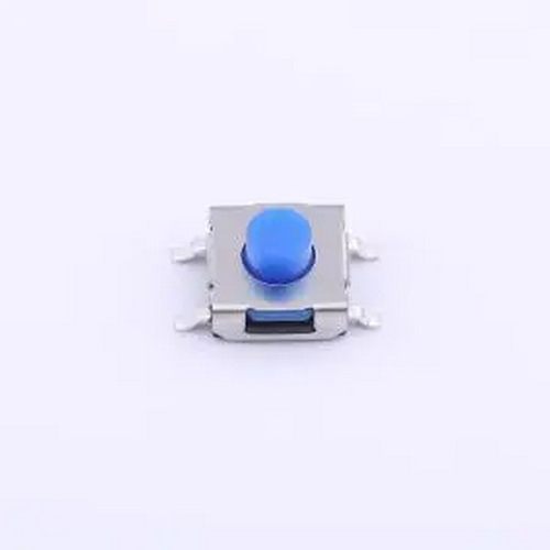 TSE006A4340A 6.2*6.2*4.3H-J 400gf 硅胶蓝钮贴片 SMD-4P,6.6x6.