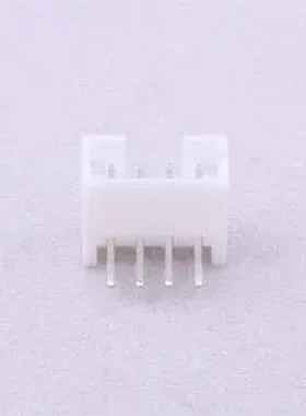 A2001WR-04P1 白色 1x4P 间距:2mm 弯插 系列:PH 弯插,P=2mm 线对