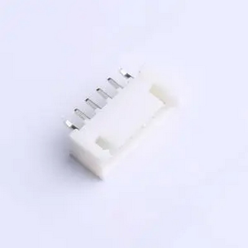 CS-1001-06K XH2.5 wafer 6P 180度 打K 插件,P=2.5mm 线对板针座