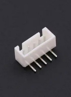 KH-A2504-05AW 白色 1x5P 间距:2.54mm 弯插 弯插,P=2.5mm 线对板