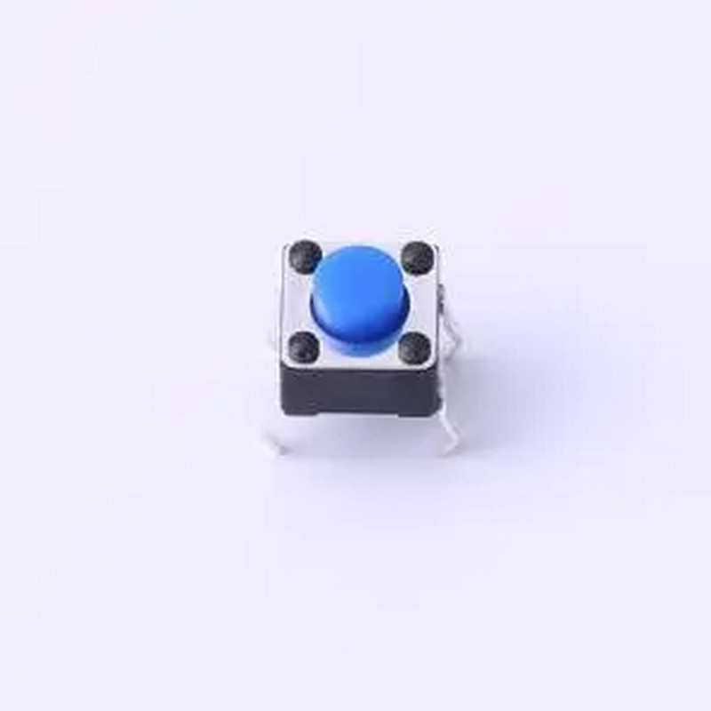 TSD001A05026A36 6*6*5H-JZ 260gf 硅胶蓝钮 插件-4P,6x6mm 轻触