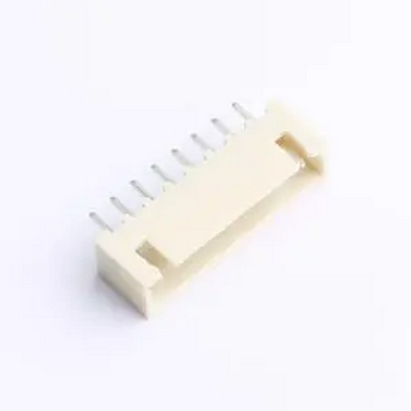 ZX-XH2.54-8PZZ-GW 1x8P 间距:2.5mm 直插 系列:XH 插件,P=2.5mm