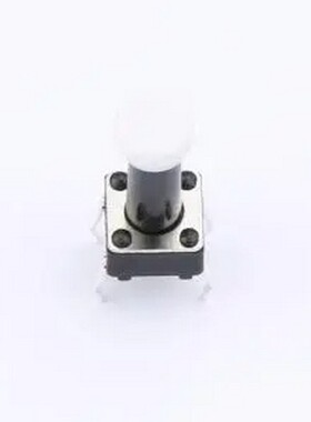 TSA06131-130B332CA-002E 6*6*13φ5*1白帽轻触开关 插件-4P,6.1x