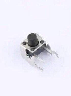 TS013-CBW0EH6.5 6*6*6.5mm 卧插 180GF 带支架 轻触开关 插件-4P
