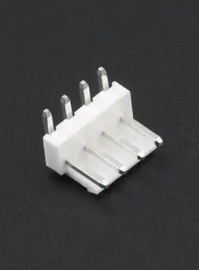 HC-VH-4AW-TW 白色 1x4P 间距:3.96mm 弯插 系列:VH 插件铜 弯插,