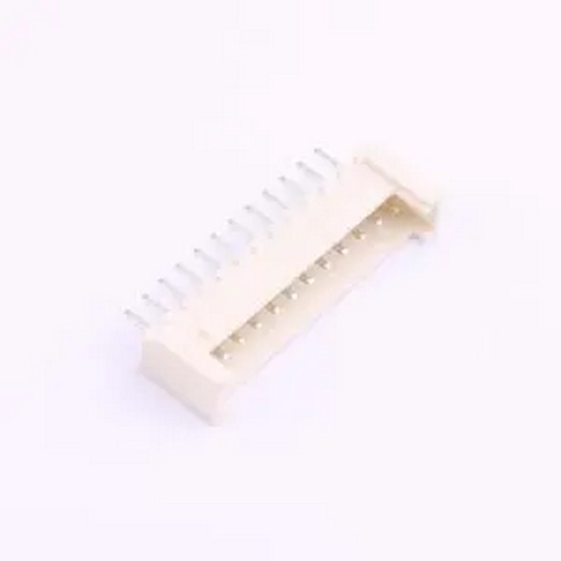 2.0-12P ZZDK MS 米色 1x12P 间距:2mm 直插 系列:HY 插件,P=2mm
