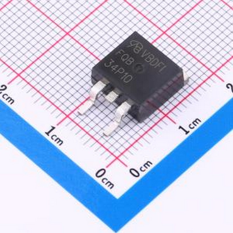 FQB34P10TM-VB 场效应管(MOSFET) 1个P沟道 耐压:100V 电流:37A T