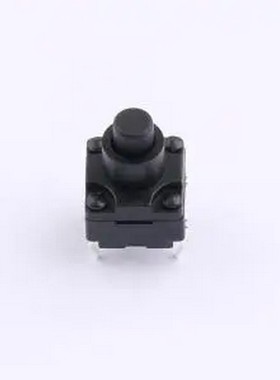 TSW08112-110B317BA 8*8*11防水轻触开关230gf黑护套 插件-4P,8x8