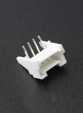 KH-A2026-04AWD 白色 1x4P 间距:2mm 弯插 系列:PA 弯插,P=2mm 线