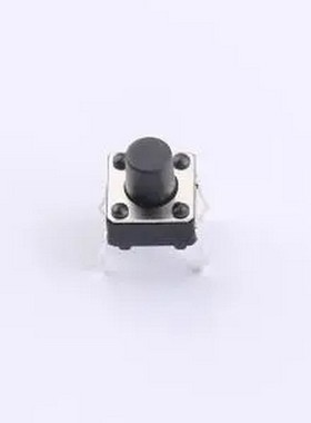 TSA06131-070B872BA 6*6*7直插轻触开关250gf 插件-4P,6.1x6.1mm