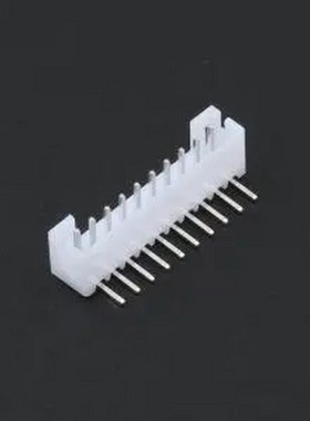 XD-PH-10AW 白色 1x10P 间距:2mm 弯插 系列:PH 弯插,P=2mm 线对