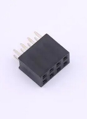 PM2.54V-1208P-C32 2x4P 间距:2.54mm 直插 插件,P=2.54mm 排母