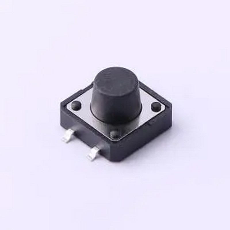 UK-B0262G80-SP25Y 12*12*8mm 立贴 轻触开关 SMD-4P,12x12mm 轻