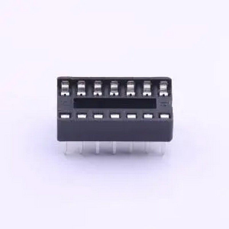 DS1009-14AT1NX-0A2 间距2.54mm P数:14P DIP-14 IC/晶体管插座