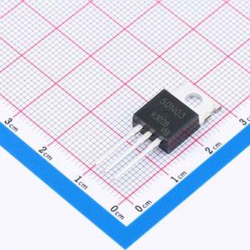 50N03 TO220-VB 场效应管(MOSFET) 1个N沟道 耐压:30V 电流:70A T