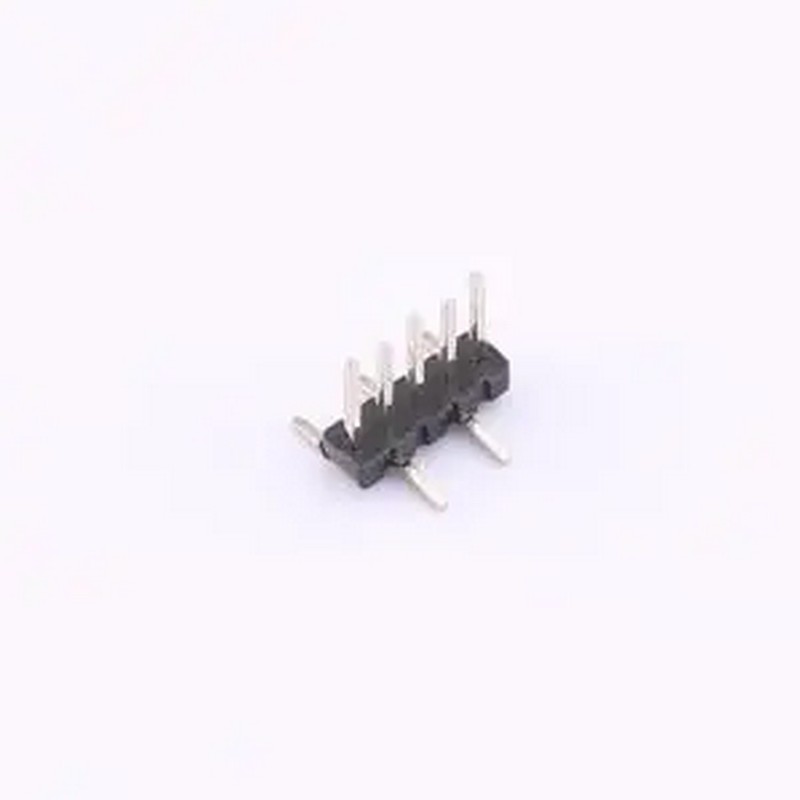 HDGC127-PS1-05 1x5P 间距:1.27mm 方针 立贴 SMD,P=1.27mm(交错