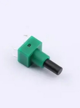 TSA06141-165B332CA-3C00 6*6*16.5绿护套轻触开关 DIP-4P,8.2x7.