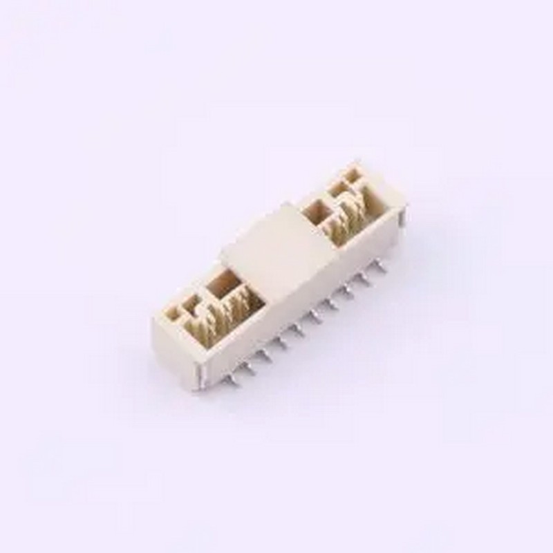 HX002050 1x10P 间距:1.25mm 立贴 系列:GH SMD,P=1.25mm 线对板
