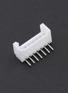 2.0-7P WZDK 白色 1x7P 间距:2mm 弯插 系列:HY 弯插,P=2mm 线对