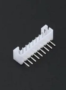 XD-PH-9AW 白色 1x9P 间距:2mm 弯插 系列:PH 弯插,P=2mm 线对板