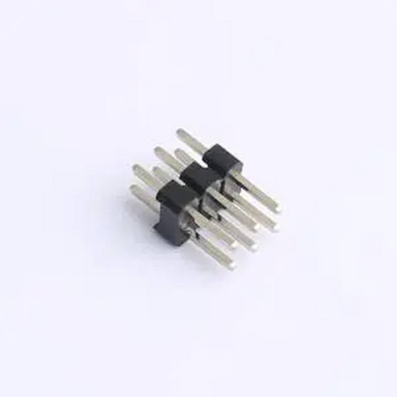 DS1025-05-2x3P8BV1-B 2x3P 间距:2mm 方针 直插 插件,P=2mm 排针