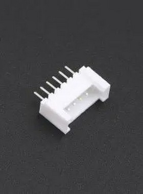 2.0-6P ZZDK 白色 1x6P 间距:2mm 直插 系列:HY 插件,P=2mm 线对
