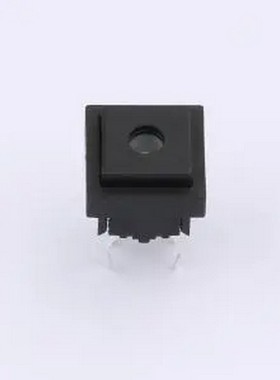 TSL06131-100B330BE-1D01-3A3A 6*6*10蓝灯护套带黑帽轻触开关 插