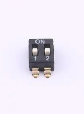 BX-DS2.54-2PTP DSIC 2.54贴片高推2位 间距2.54mm 平拨 凹槽式 2