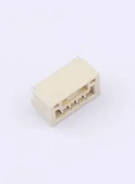 6PHDA040 1x4P 间距:1.25mm 卧贴 系列:GH SMD,P=1.25mm,卧贴 线