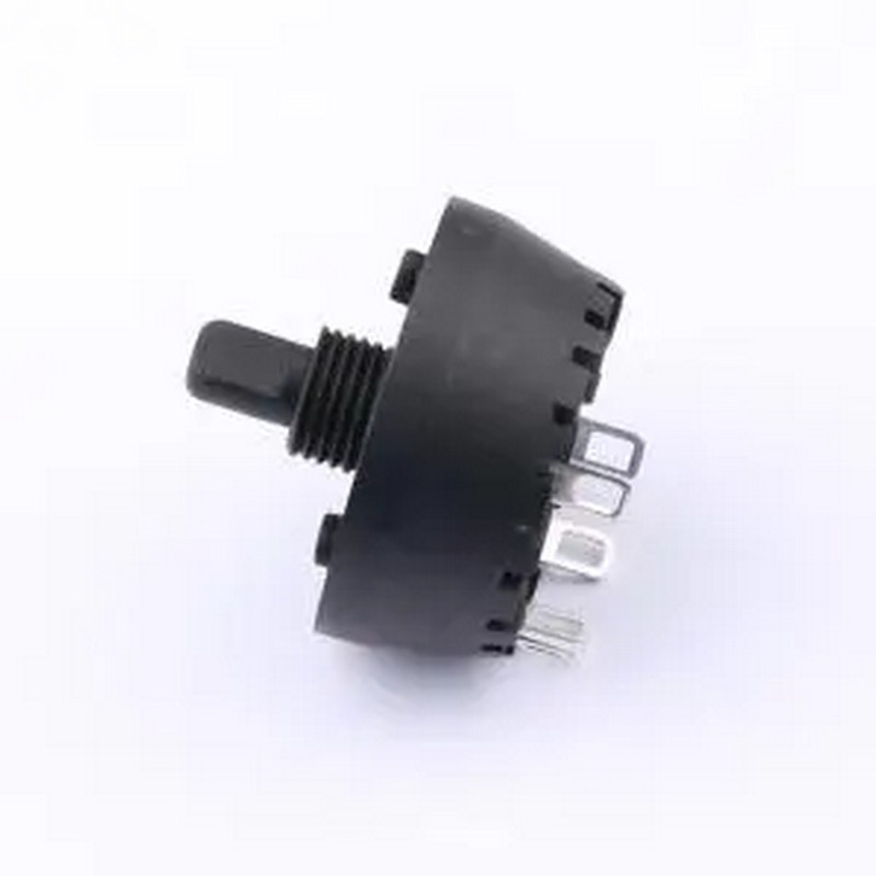 MFR01-A1M02L1S-F P-0-1-2 2档带回弹旋转开关 插件 旋转开关