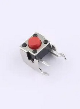 TC-1102N-A-AS-R 6*6*4.5mm 卧插 轻触开关 弯插,6x6mm 轻触开关