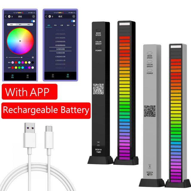 2pc LED Strip Light Sound Control Pickup Rhythm Light Music在類目 3C數碼配件, 電子元器件市場, 線材/線類, 轉接頭中 - 來自Buy2taobao.com提供專業的淘寶代購服務