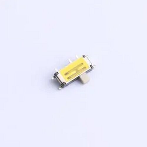 HX MSK12CO2-BBTM 拨动开关 MSK12C02两档侧拨贴片 7脚拨动 白柄